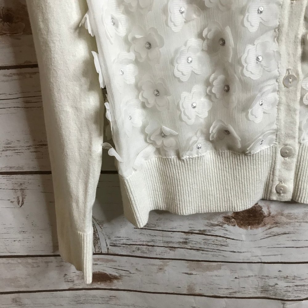 A New Day Cream Floral Embroidered Cardigan - Picture 4 of 8
